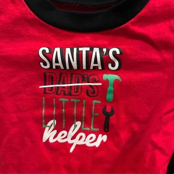 Okie Dokie Santa’s Little Helper Twofer One Piece 3 Months - Picture 2 of 5